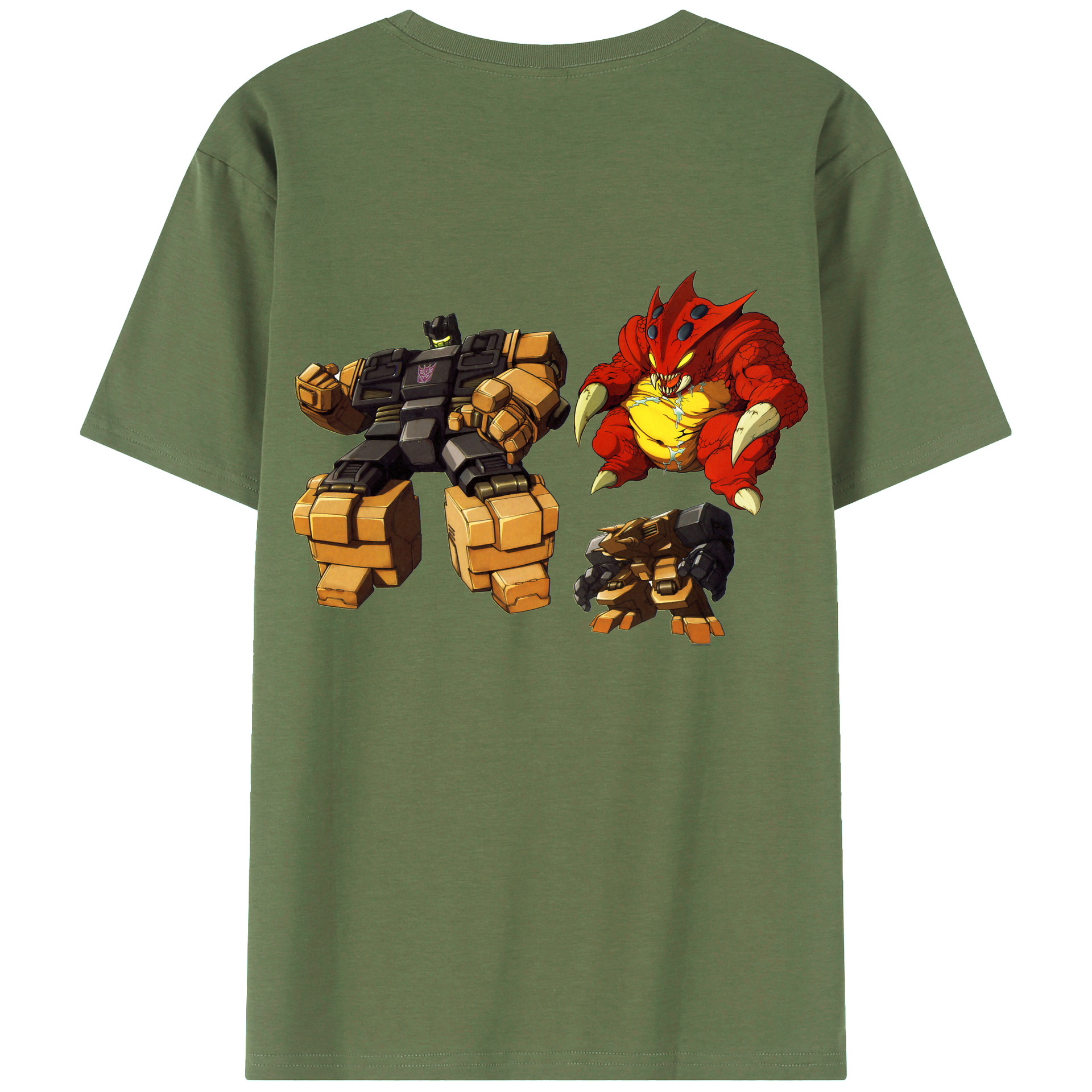 （画像用）  綿100％ メンズ半袖Tシャツ（バックプリント） 通気性